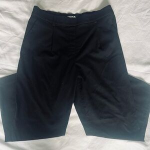 Loft elastic waist black pants
